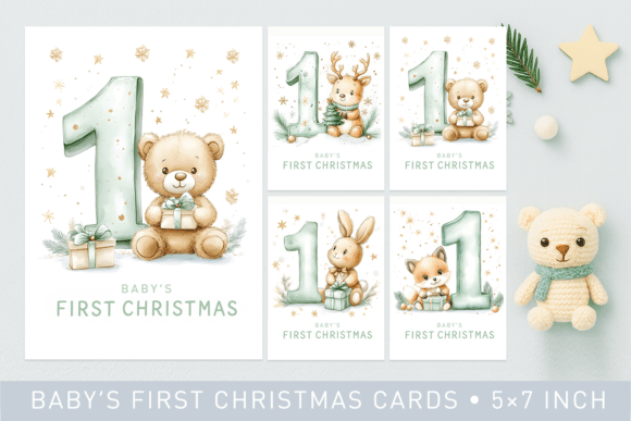 Download Baby First Christmas Cards - Cards Collection