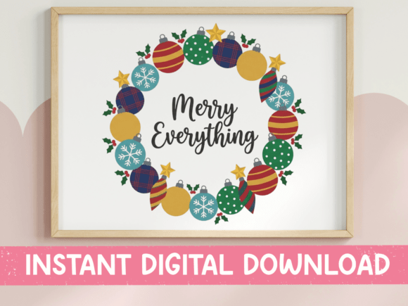 Download Merry Everything Holiday Wreath SVG - Holiday wreath svg Collection