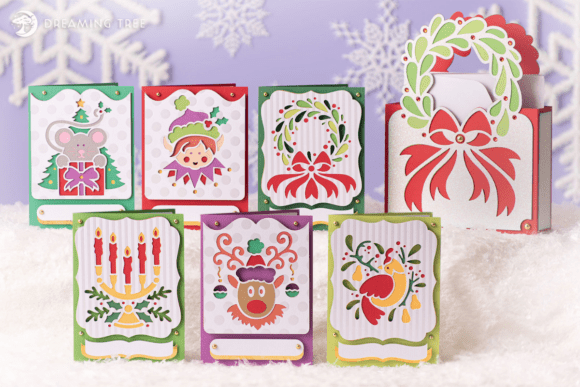 Download Christmas Cards Cache SVG Bundle - Cards Collection